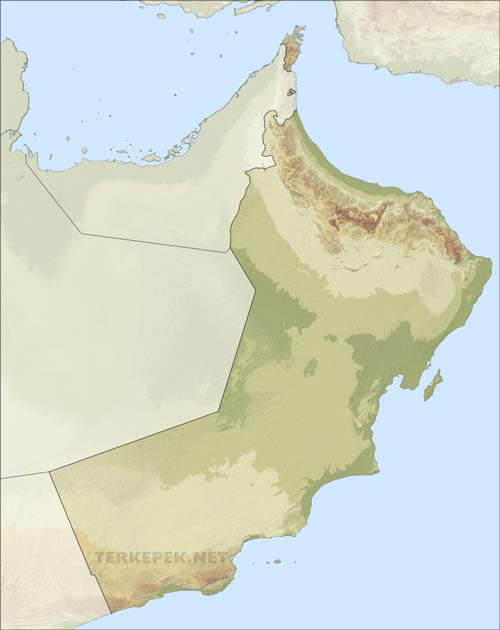 Omán felszíne