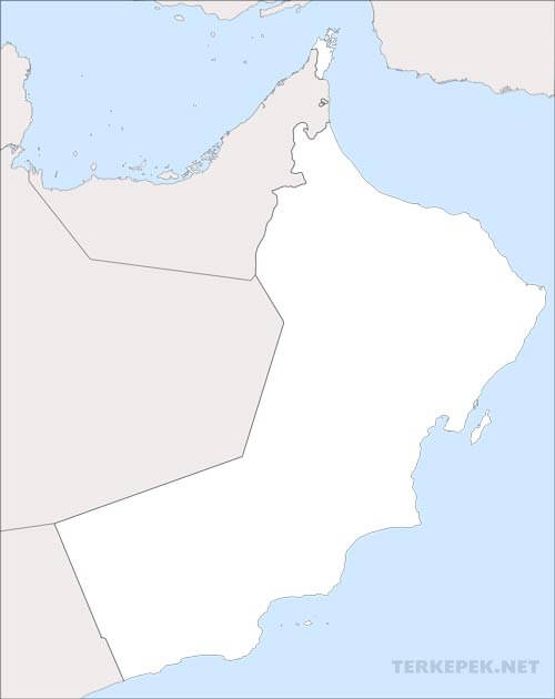 Omán vaktérkép